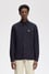 Fred Perry Erkek Regular Fit Cep Detaylı Düz Uzun Kollu Lacivert1 Gömlek M5516-608