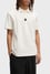 HUGO Erkek Dokuma Polo Yaka Kısa Kol Günlük Beyaz Polo Yaka T-Shirt 50517638-102