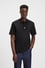 HUGO Erkek Dokuma Polo Yaka Kısa Kol Günlük Siyah1 Polo Yaka T-Shirt 50517638-002