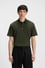 HUGO Erkek Dokuma Polo Yaka Kısa Kol Günlük Yeşil Polo Yaka T-Shirt 50517638-309