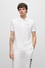 HUGO Erkek Polo Yaka Regular Fit Pamuklu Kısa Kollu Beyaz Sweatshirt 50466182-120