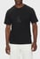 HUGO Erkek Regular Fit Göğüste İşlemeli Logo Desenli Yuvarlak Yaka Kısa Kollu Pamuklu Siyah T-Shirt 50538246-001