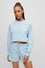 HUGO Kadın Marka Logolu Uzun Kollu Rahat Mavi Sweatshirt 50489094-451