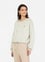 Lıu Jo Kadın Düşük Omuzlu Normal Kalıp Beli İp Bağlamalı Kapüşonlu Uzun Kollu Ekru Sweatshirt TF5285J4747-A8586