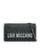 Love Moschino Kadın Deri Logo ve Zincir Detaylı Siyah1 Omuz Çantası JC4192PP1MKD0-00B