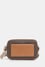 Michael Kors Kadın MK Yazı Desen Ön Bölüm Deri Cep Ayarlanabilir Askı Kahverengi Omuz Çantası 32R5G5VC9B-BRNACORN