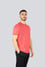 Paul Shark Erkek Pamuklu Regular Fit Yuvarlak Yak Kısa Kollu Mercan T-Shirt 25411008-307