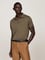 Tommy Hilfiger Erkek Dokuma Polo Yaka Kısa Kol Günlük Haki Polo Yaka T-Shirt MW0MW35585-RBN
