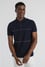 Tommy Hilfiger Erkek Pamuklu Kısa Kollu Regular Fit Şerit Çizgi Detaylı Mavi Polo Yaka T-Shirt MW0MW38125-DW5