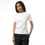 Tommy Hilfiger Kadın %100 Pamuklu Logo Detaylı Bisiklet Yaka Kısa Kollu Beyaz T-Shirt WW0WW40587-YBL