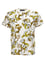 Versace Erkek Yuvarlak Yaka Kısa Kollu Pamuklu Grafik Desenli Beyaz-Altın T-Shirt 78GAH6S0JS458-G03