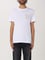 Versace Kadın Küçük Logo Detaylı Bisiklet Yaka Kısa Kollu Beyaz T-Shirt 78GAHT00CJ00T-G03