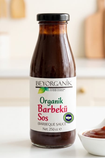 Organik Barbekü Sos 250cc (PESTİSİT ANALİZLİ)