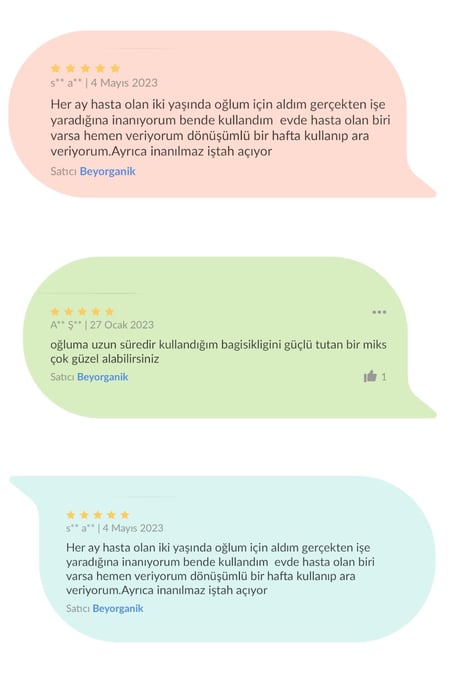 Organik BEY MOR Mix 260gr               (PESTİSİT VE AĞIR METAL ANALİZLİ)    
