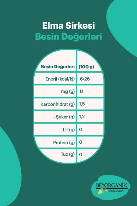 Organik Elma Sirkesi 500ml (PESTİSİT ANALİZLİ)