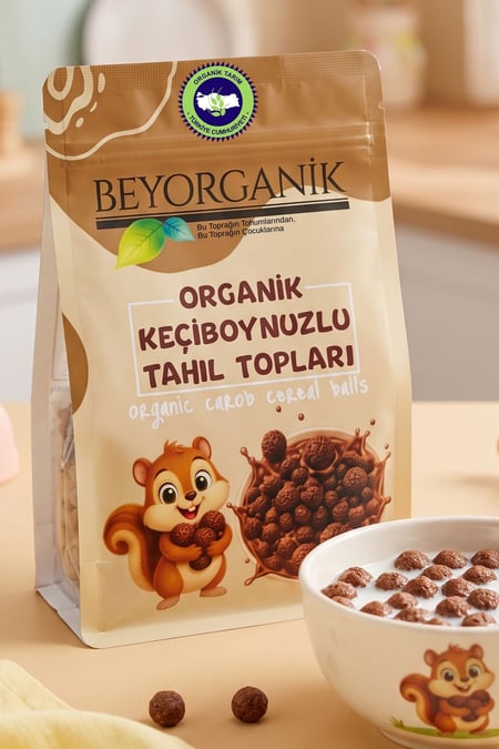 Organik Keçiboynuzlu Tahıl Topları 150gr