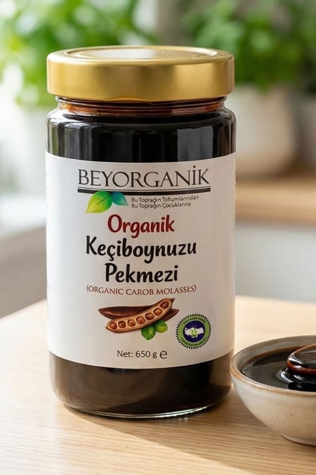 Organik Keçiboynuzu Pekmezi 650gr (PESTİSİT ANALİZLİ)
