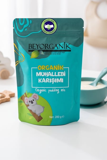 Organik Muhallebi 200gr +6ay (Pestisit ve Aflatoksin Analizli)