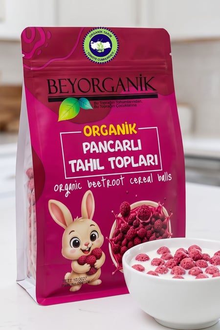 Organik Pancarlı Tahıl Topları 150gr