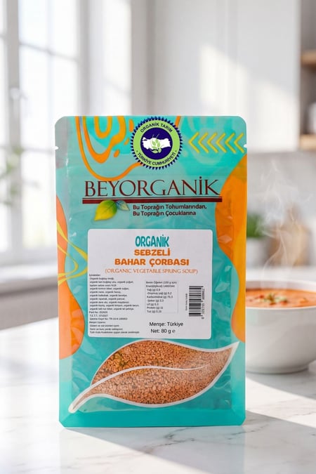 Organik Sebzeli Bahar Çorbası 80gr (PESTİSİT ANALİZLİ)