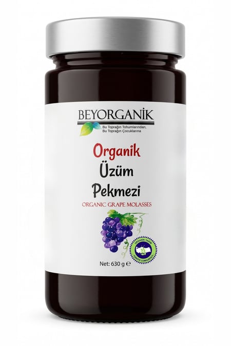 Organik Üzüm Pekmezi 650gr (PESTİSİT ANALİZLİ)