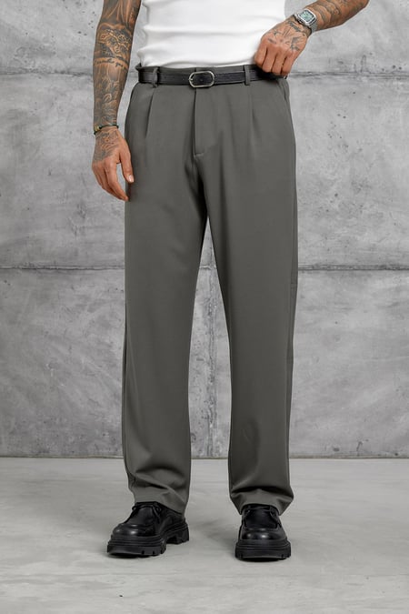 Haki JGGRM KUMAŞ BAGGY PANTOLON