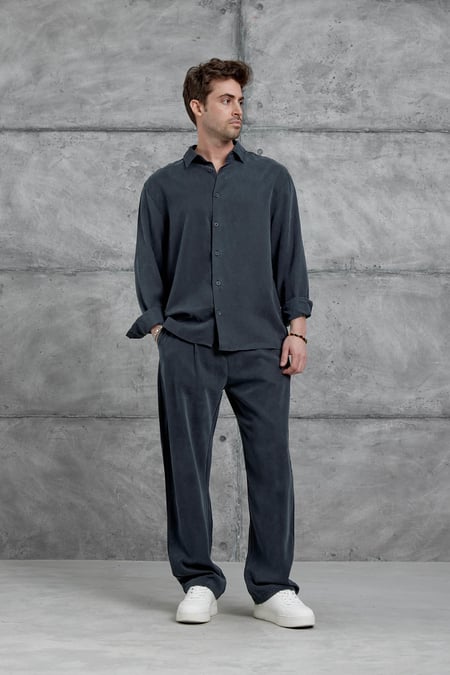 Indigo 512 Tencel Kumaş OVersize Takım Alt Üst