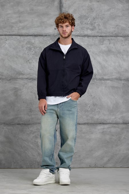 Lacivert 251 Mevsimlik Oversize Ceket