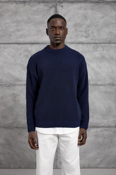 Lacivert DP BİSİKLET YAKA TRİKO SWEATSHIRT