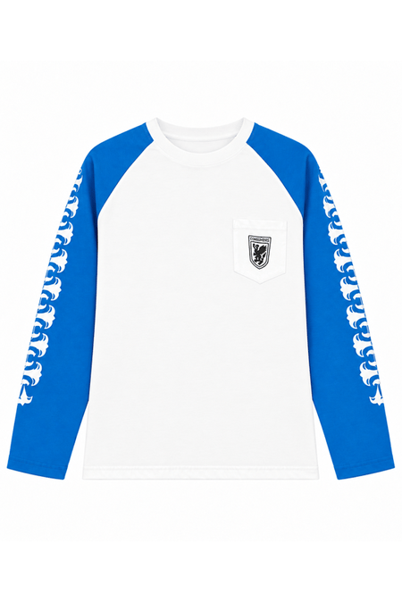Mavi CEPLİ OVERSIZE SWEATSHIRT