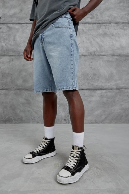 Mavi Mb Oversize Kot Şort