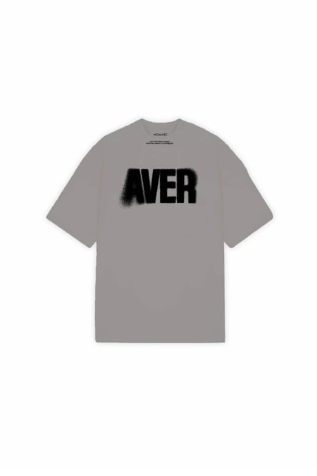 Vizon Aver Yazılı Oversize Tshirt