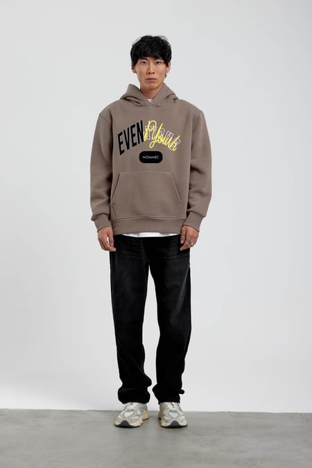 Vizon Eventious Yazılı Kapüşonlu Sweatshirt