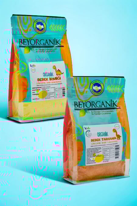 Organik Bebek Tarhanası 500gr Bebek İrmiği 350gr 2*li +6 ay
görseli.