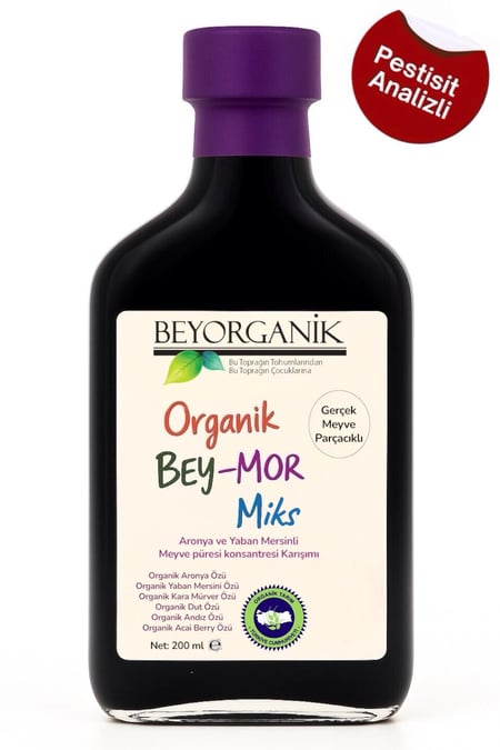 Organik BEY MOR Mix 260gr               (PESTİSİT VE AĞIR METAL ANALİZLİ)    
                      görseli.