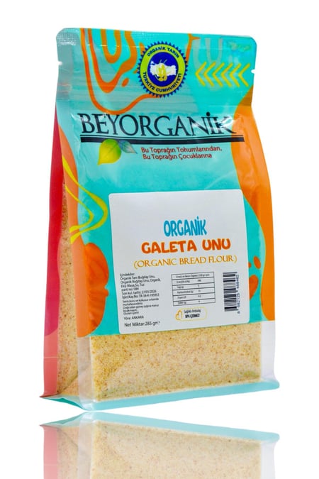 Organik Galeta Unu 285gr (PESTİSİT VE AFLATOKSİN ANALİZLİ) görseli.