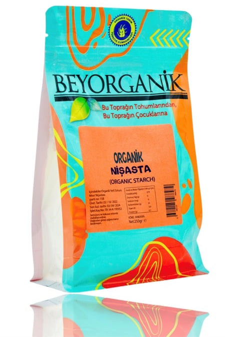 Organik Nişasta 250gr (PESTİSİT VE AFLATOKSİN ANALİZLİ)
görseli.