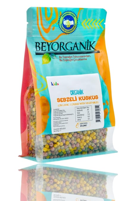 Organik Sebzeli Kuskus 285gr +8ay (PESTİSİT VE AFLATOKSİN ANALİZLİ)
görseli.