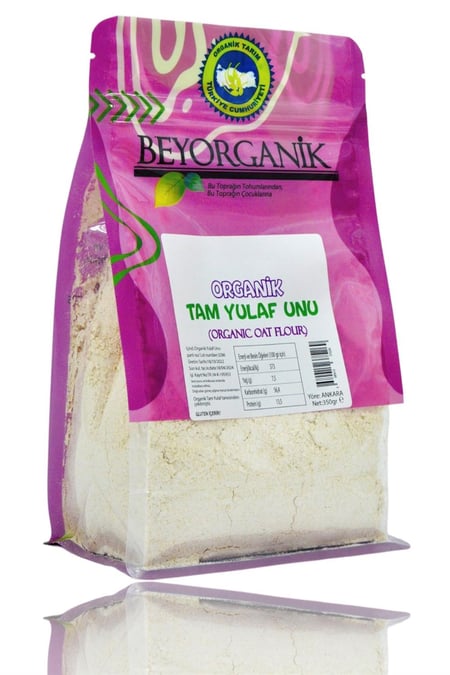 Organik Tam Yulaf Unu 350gr (Pestisit ve Aflatoksin Analizli)
görseli.
