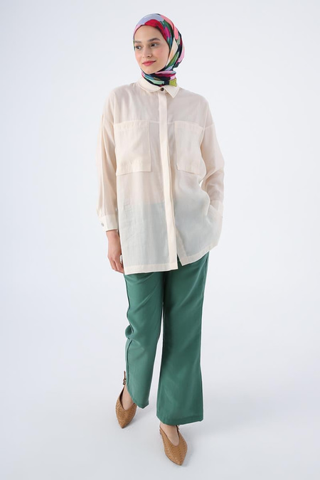Off-White-Comfortable Fit Shirt Tunic
