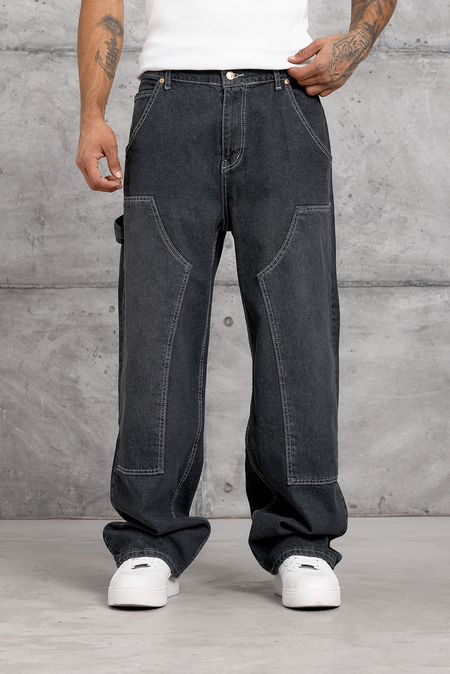 Antrasit MB YANDA DETAYLI BAGGY JEAN
