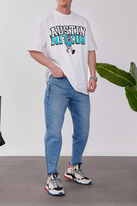 Austin Beyaz Tshirt