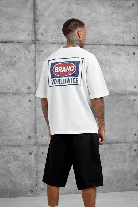 Beyaz Brand Worldwide Oversize Tshirt