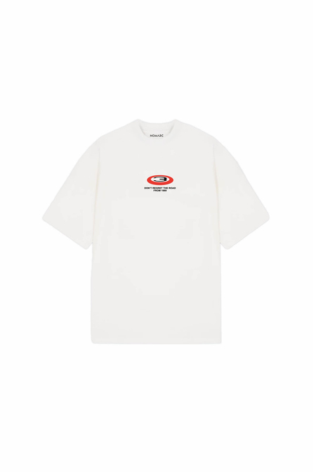 Beyaz Dont Regret The Road Oversize Tshirt