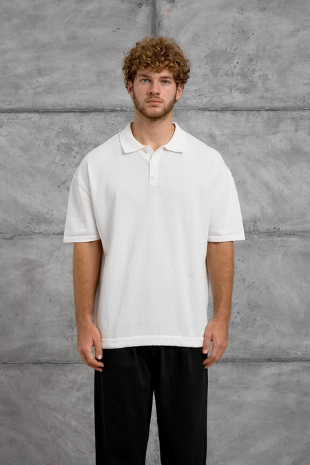 Beyaz DP YAKA DÜĞME POLO TSHIRT