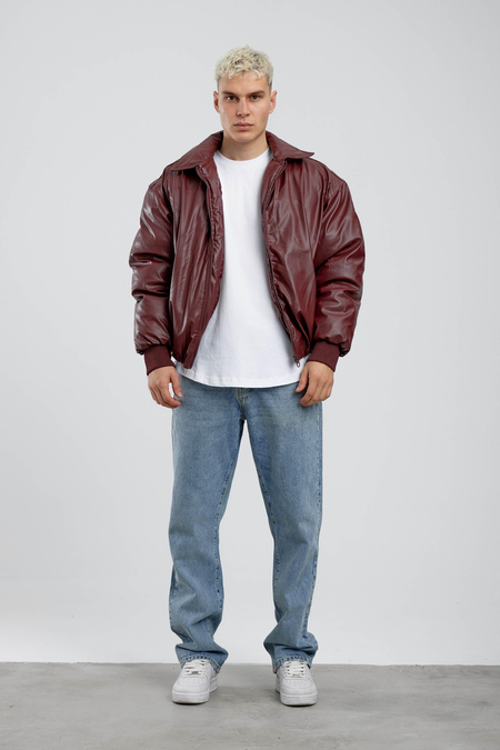 Bordo Bomber Deri Mont