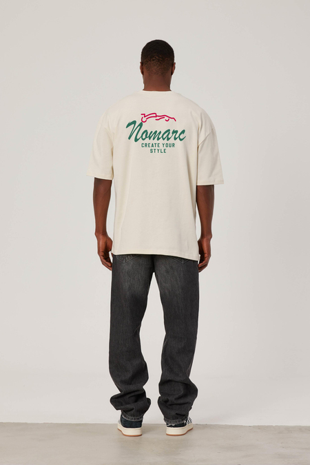 Create Your Style Yazılı Krem Tshirt