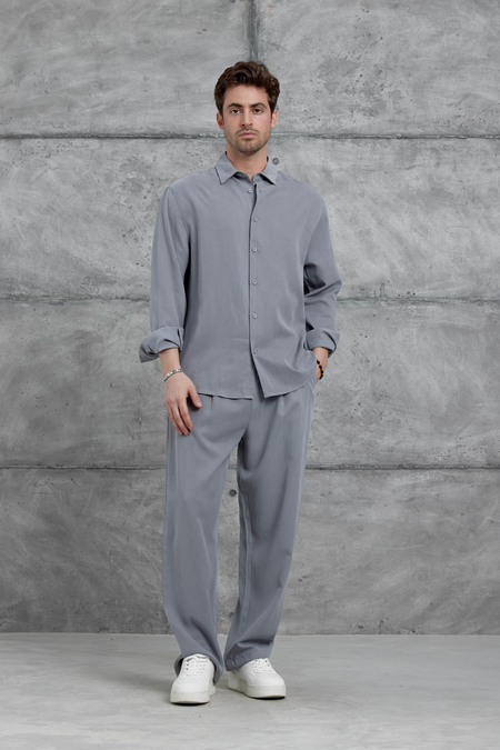 Füme 512 Tencel Kumaş OVersize Takım Alt Üst