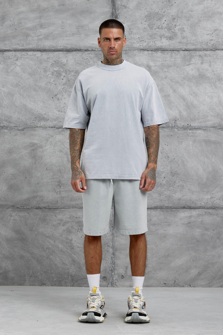 Gri Basic Oversize Tshirt
