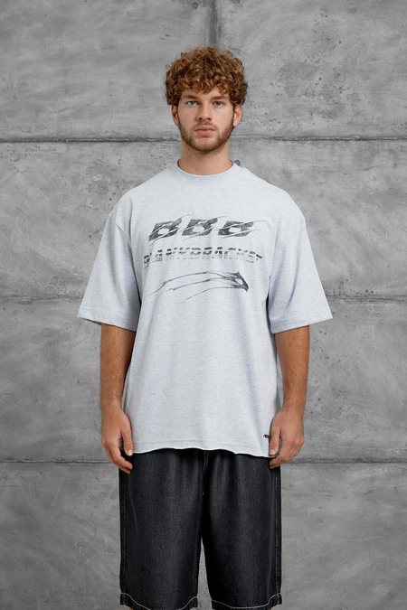 Gri BBB BASKI OVERSIZE TSHIRT